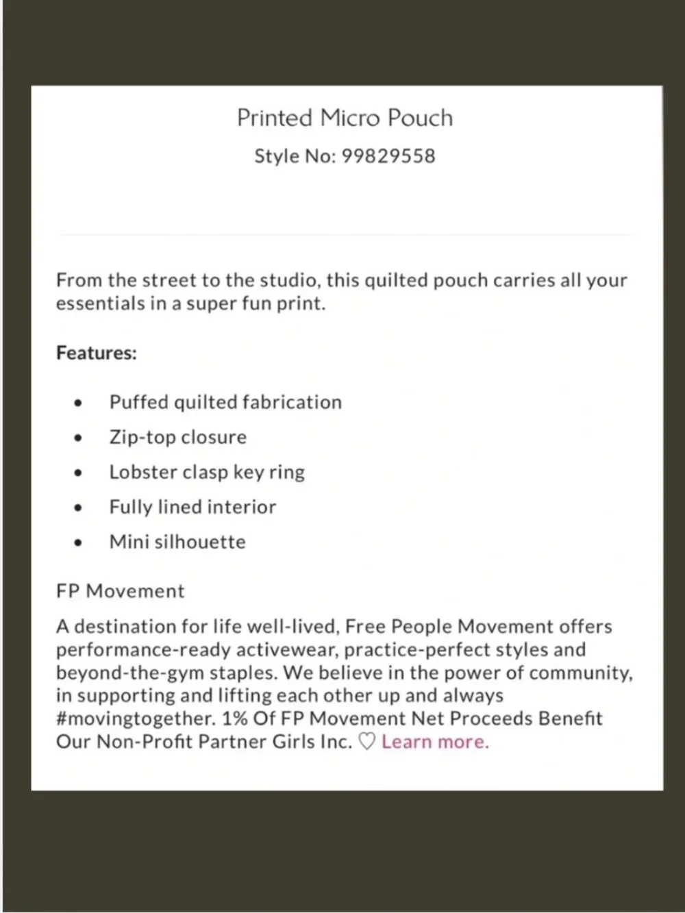 Free People free people